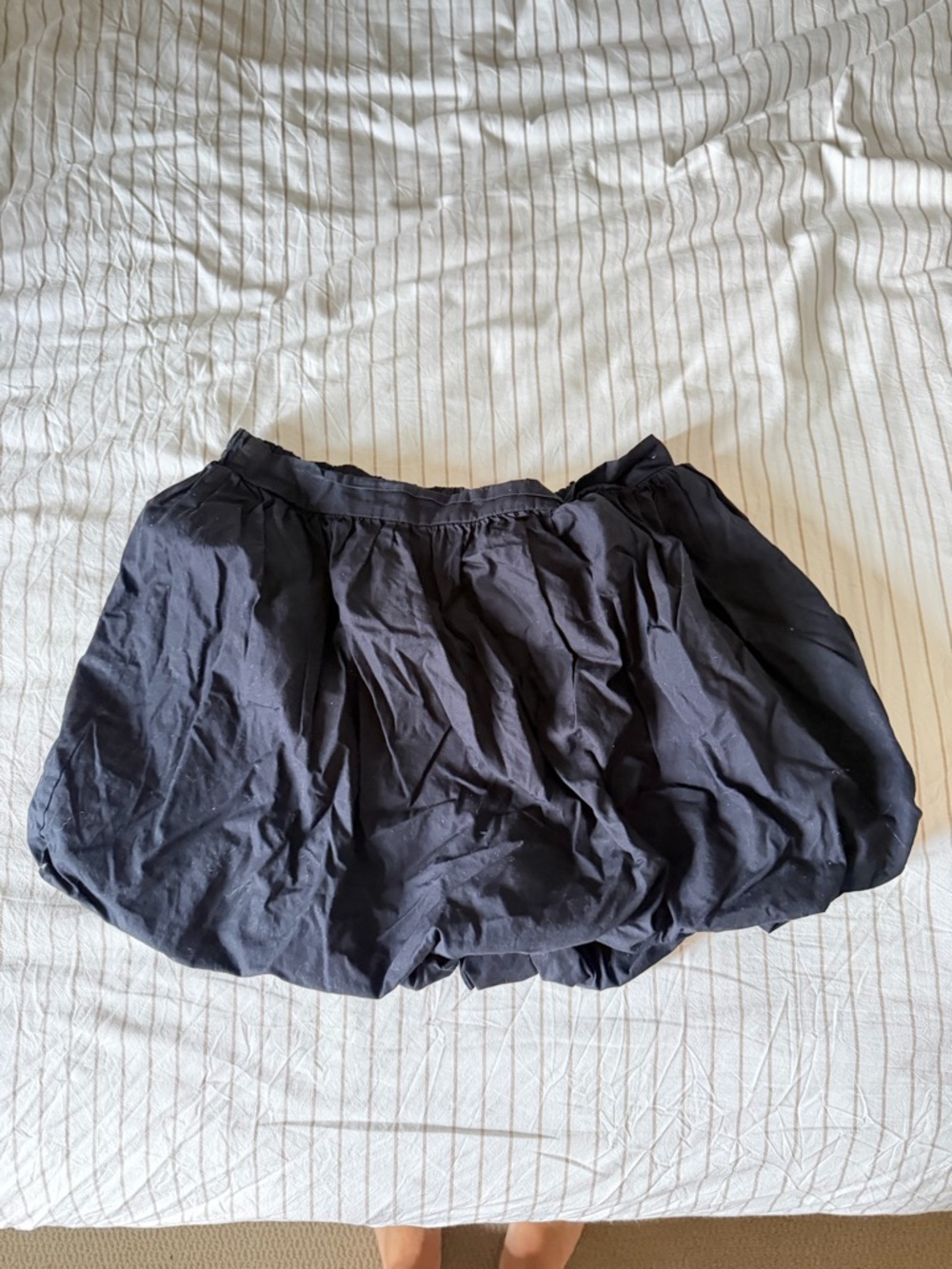 Miss Selfridge Black Mini Bubble Skirt Used Once